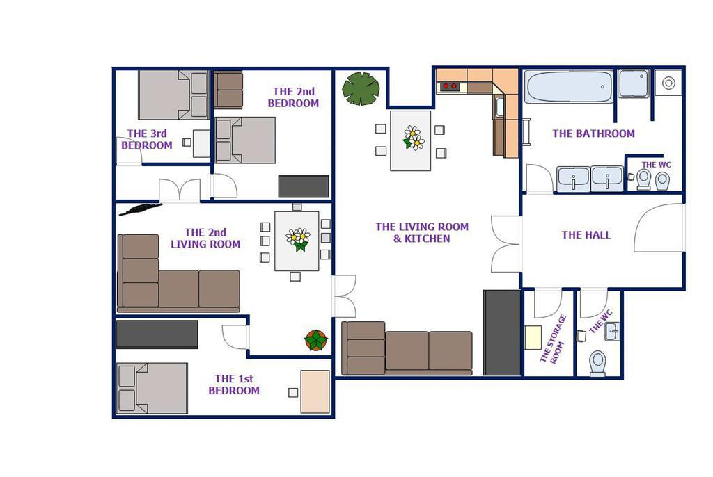 4Bdr Meeting Point By Ruterra Apartment Прага Екстериор снимка